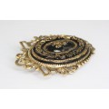 brosa edwardiana "mourning brooch " cca 1910 Marea Britanie